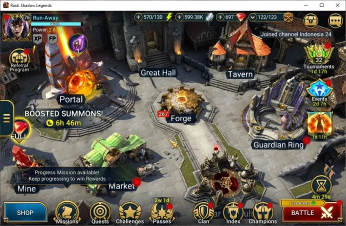 Lv76 2,6M Power|42 Legendary (Teodor,Deathknight,Mithrala,Ninja,Wukong,Alice,Tuhanarak,Rathalos,Etc)|38 EPIC|Plarium|(RSL1247)