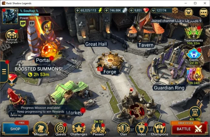 Lv43 989K Power|1 Mythical(Galathir)|24 Legendary (Ninja,Rathalos,Deathknight,Wukong,Xenomorph,Etc)|65K Energy|Plarium|(RSL1251)