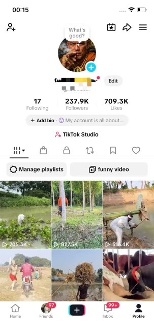 Instanly Delivery/ Monetized 230K Followers+700K Likes Account/ Creator Rewards Program Activated/ Shop Opened/Full Acess