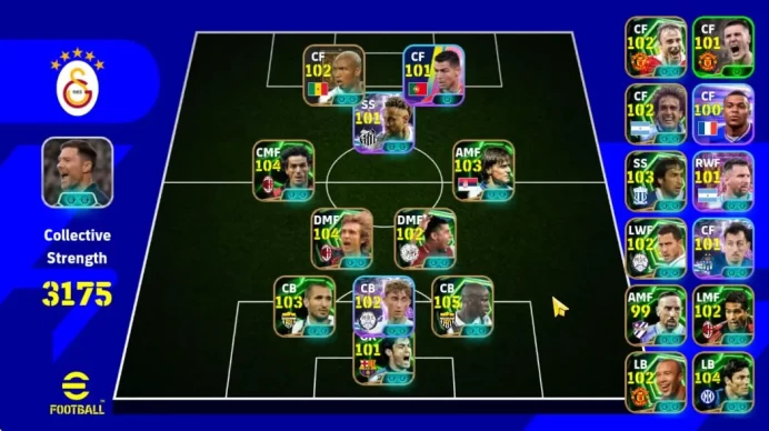 Mobile|Dirk Kuyt,BlitzCurler(Neymar Jr),PhenomFinish(Batistuta),VisionaryPass(Mikel Oyarzabal,Orkun Kokcu),Etc|TakeEmail(EF1366)