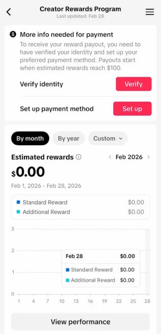 Instanly Delivery/ Monetized 18K Real Followers+366K Real Likes Account/ Creator Rewards Program Activated/ Live Stream/ Full Access
