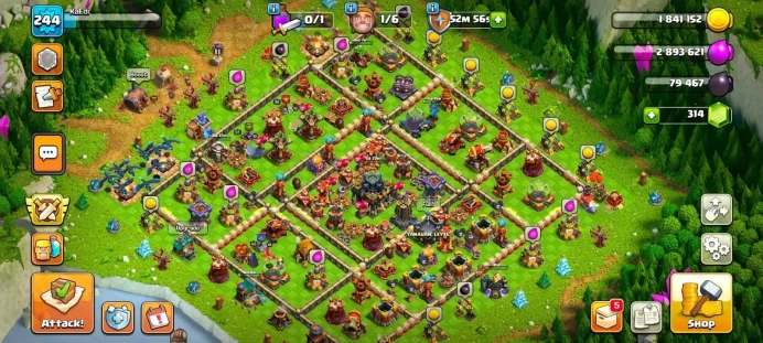 Th 17 New▰16 Max▰5 Epic Near Max▰Nc 500 Gems▰Wall Max Level▰Good Hero Lvl▰30 Days Warranty