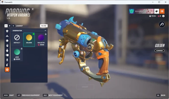 7315 LEGACY COMPETITIVE POINTS /DUSK/3 Golden Weapons Amount/ Overwatch 2 / Full Mail Access / see the picture / Please Read Description / ljyyj