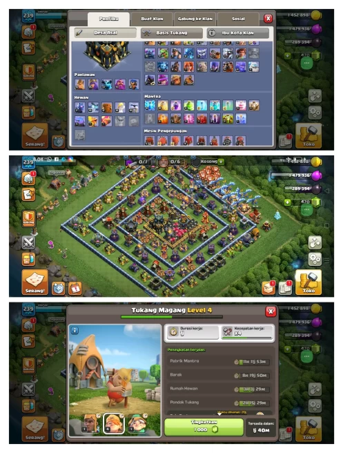 Th 17 Blue Wall Defense Semi Max◆High Lvl Heros◆5 Epic Equipment
