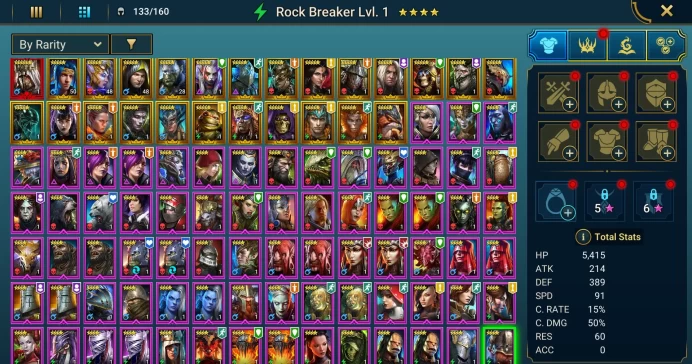 Starter with Mythical - Siegfrund : 91k energy / 57 mln coins / Alsgor, Gurgoh, Var-Gall, Arix, Ninja + 19 Login Legendaries