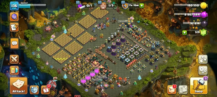 Th 14 Wall Max▰14 Epic Equipment▰Near Max Hero▰Some Hero Skin▰Builder Hall 7