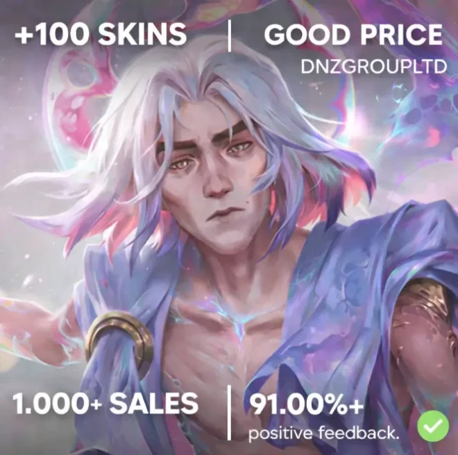 EUW / +100SKINS / SAFETY / FULL ACCES / LIFETIME WARRANTY / CHEAP