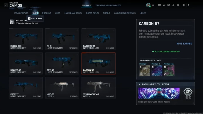 XBOX/PC/PS - [ Black ops 7 | Warzone ] - [ Level 55+ ] - [ 30x Singularity Camos Unlocked ] -[ Manually Played ]-[ Full Access Email ]