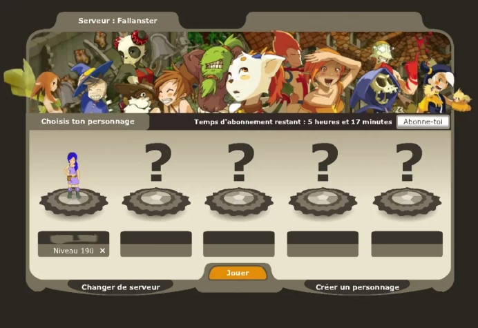 Fallanster>[ Féca LVL 190 ]  Never Verified Account (Auto Delivery)