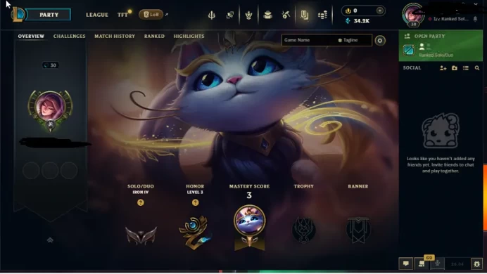 EUNE - SAFE SEASON16 IRON 4 0LP | 34200 BE | PLACEMENTS DONE | 0W 32L | INSTANT DELIVERY | LOW MMR | UNVERIFIED EMAIL | IRON IV | #2896