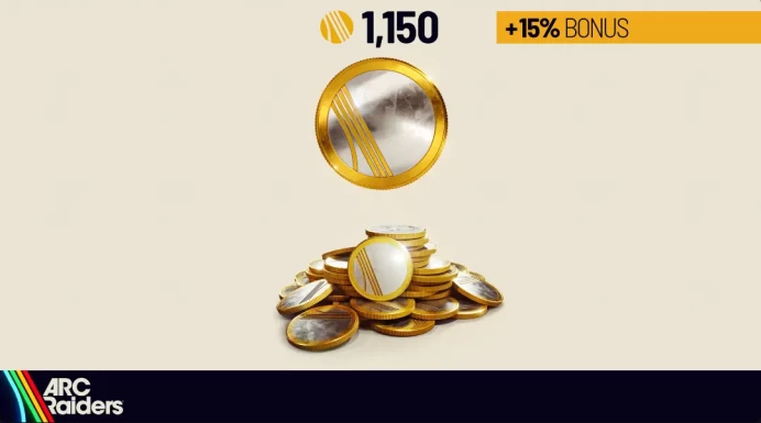 1,150 Raider Tokens