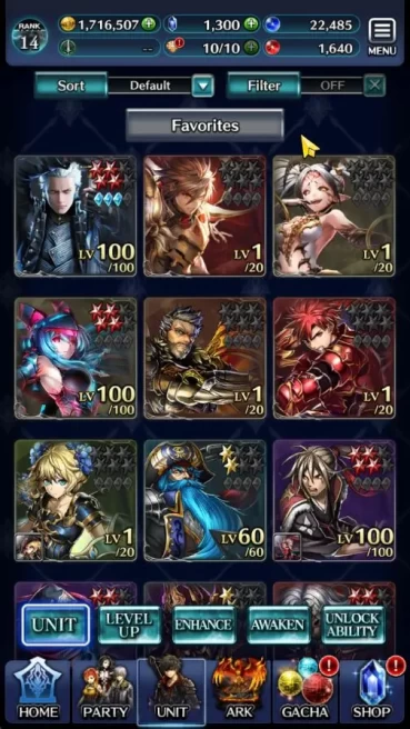 GLOBAL|Rank 14|Collab DMC (Vergil) +Top Tier Unit (GH Adel,A. Myly,D. Alice,etc)|1 UR[Pandemonium] 2 LR 16 ARK|CodeOnly(LC1072)