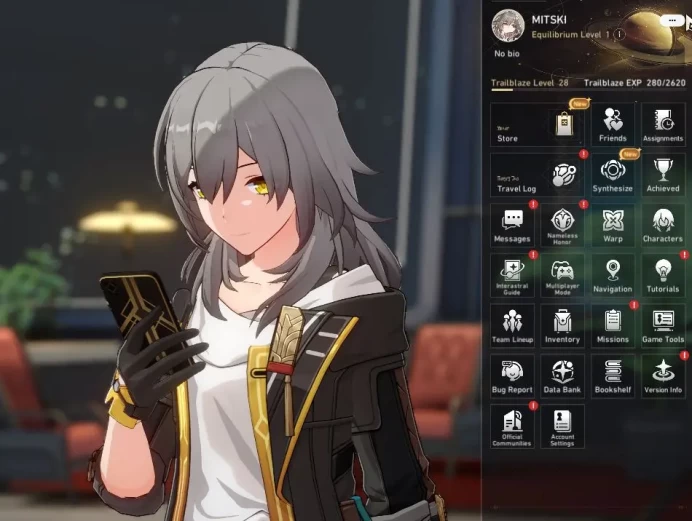 Asia|TL 28|4 Limited| Castorice,Kafak,Archer,DanHeng PT  |2 Golden Companion|Jarilo-VI|Female MC|Check SS|Take Mail(HSR5764)