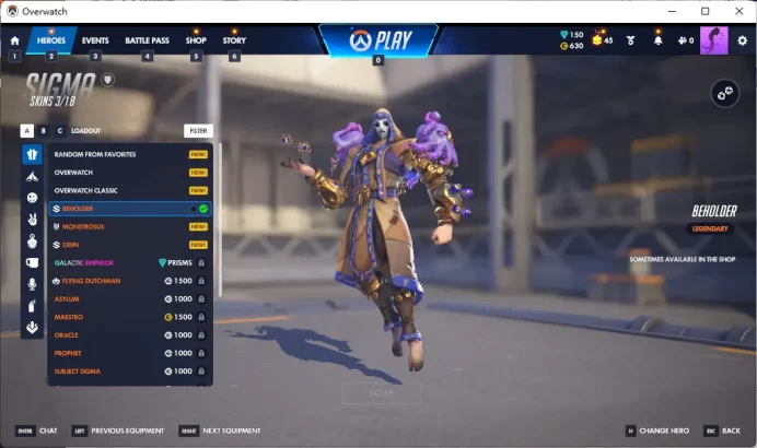 150 MYTHIC PRISMS / ANCIENT CALLER / MOIRA / Full Mail Access / see the picture / Please Read Description / j9479