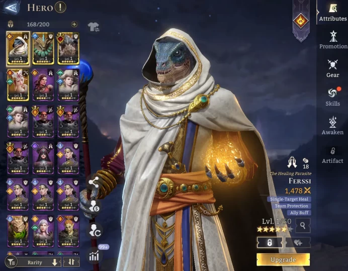 TOP START -  Ferssi	Trusk	Ghan	Yuri  \ 49000 Energy \ 21000 Gem \ 22 gold summ \ 2  ancient  \ 66 rare  \  Prime Pick !