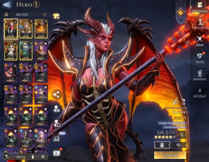 TOP START -  Zilitu	Lyra	Solcadens	Gisele	Razaak  \ 55000 Energy \ 26000 Gem \ 34 gold summ \ 2  ancient  \ 60 rare  \  Prime Pick !