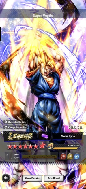 D946-IOS+Android- UL Super Buu Han+LR Super Vegito Full Red Star+Equipment+Vegito Green 11 Red Star+Gotenks Full Red Star+Piccolo+SS2 Goku