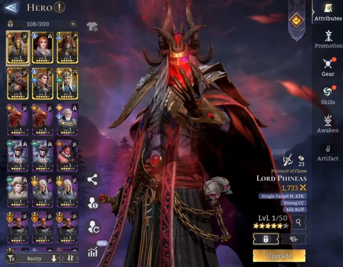 TOP START -  Lord Phineas	Sadie	Nastya	Salazar	Falcia	Alaura  \ 56000 Energy \ 26000 Gem \ 28 gold summ \ 0  ancient  \ 23 rare  \  Prime Pick !