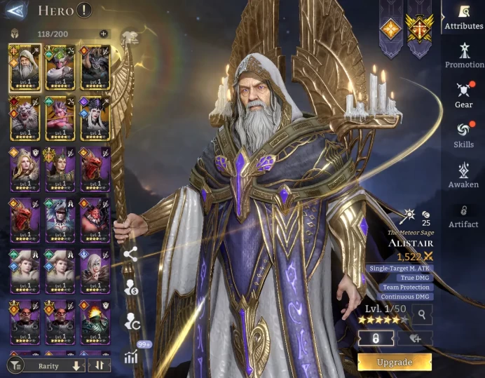 TOP START -  Alistair	Iovar	Ares	Lugaru	Calypso	Beatrix  \ 56000 Energy \ 26000 Gem \ 23 gold summ \ 6  ancient  \ 16 rare  \  Prime Pick !