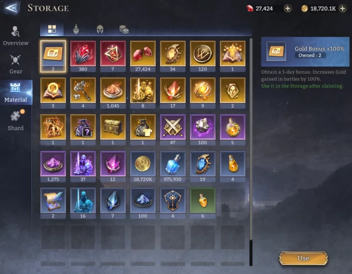 TOP START -  Aylin	Ezryn	Twyla	Nastya	Trusk	Helga	Beatrix	Serephina  \ 57000 Energy \ 27000 Gem \ 34 gold summ \ 0  ancient  \ 10 rare