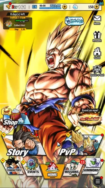 339,6M Total Power|LV 161|4 UL+ 23LL |SS Goku,SS Goku(Merah),Vegeta,Omega Shenron|Android|CheckSS(DBL1006)