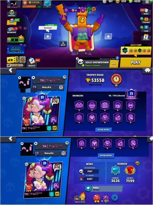 OP BS 53.5k TROPHY, 96/99 UNLOCKED, 32 HC, 1 MAXED, 257 OP SKINS [8 MYTHIC+5 LEGENDARY+3 HC] , 761 PINS, 373 ICON,189 SPRAYS,NEGATIVE GEMS