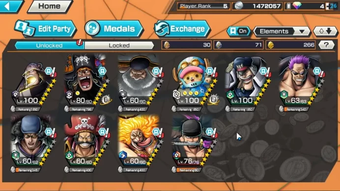Global|7 EX|4Eemperor Teach,5Elder Saturn,FilmZ Zephyr,BP Kuzan,KOP Roger,HP Linlin,Onigashima Zoro|Rank 5|LogBandai|(OPBR2025)