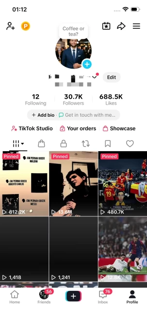 Instanly Delivery/ 30K Real Followers+680K Real Likes/ Tiktok Shop For Creator/ Live Stream/ Full Access