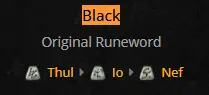 (ladder s14) Black