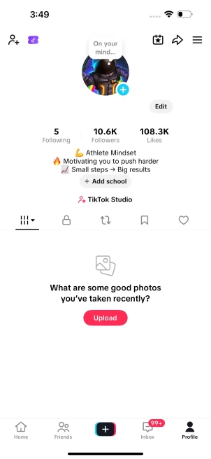 Monetized Creator Rewards Program Account | 10k Real Followers & 108k Likes | Real screenshots + Full Access + Good Standing + Instant Delivery
