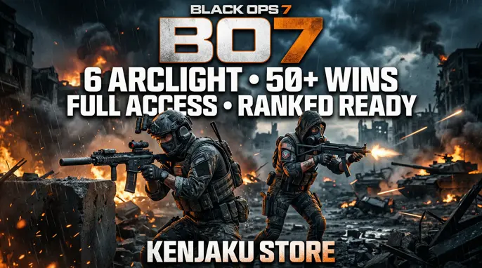 BO7 | 6 Arclight  | Ranked Ready| 50 Wins | Prestige 1 | 100+ Total Camos  | Operators | Linkable PS, Xbox, Battle.net, Steam