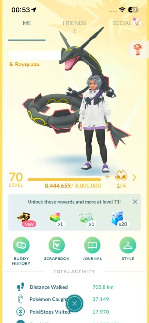 Level 70, Zapdos Background IV100, 2 Legendary IV100, 132 Shiny, 110 Legendary, 15 IV 100, 5 Shiny Legendary, 31 Shadow Legendary