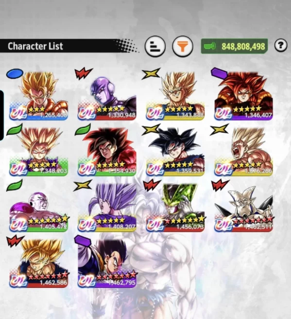 D958-Supper Vip Account-848 Millions Power+14 ULTRA+73 Legends Limited+Good Zenkai+Many Good Team+Vip Equipment+Strong Account
