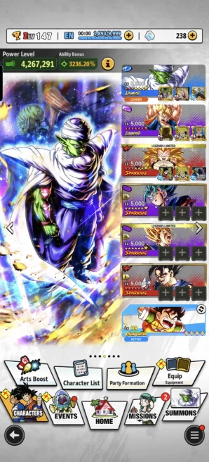 D959-IOS+Android-LR Super Vegito Full Red Star+LR Piccolo Red Star+Good Equipment+Vegito Green+Gotenks+Demon King Piccolo+SS2 Goku