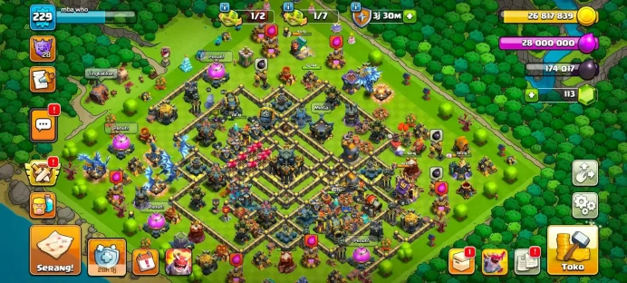 Th 17 Max◆4 Hero Max◆8 Epic High Lvl◆Builder Hall Lvl 10◆Good Quality Account◆Full Wall Max