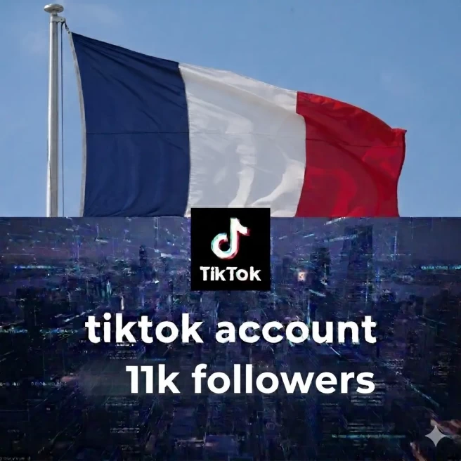 FR France| Account | TikTok Account 11k Real Followers 226.7k Likes Full access +Live Access