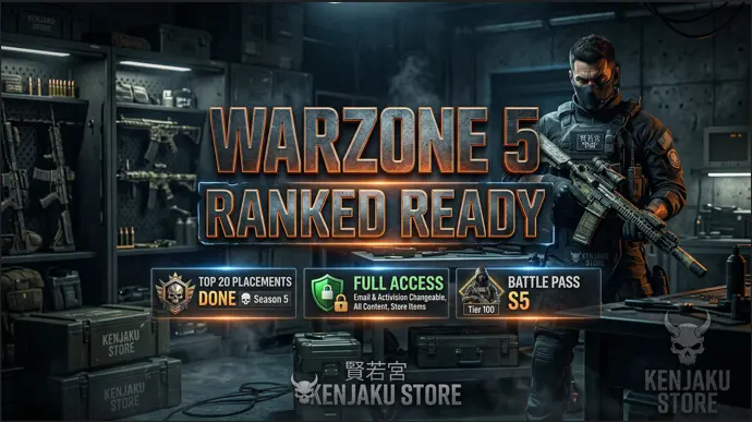 Warzone | LEVEL 20 +  | Rank Ready | 20 PLACEMENT | FULL ACCESS | FAST DELIVERY |  LEVEL 20 + 