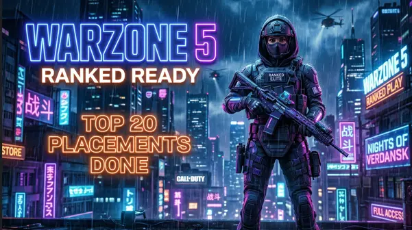 Warzone | Rank Ready | 20 PLACEMENT | FULL ACCESS | FAST DELIVERY | RANDOM LEVEL 