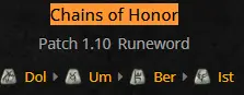 (ladder s14) Chains of Honor