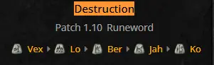 (ladder s14) Destruction