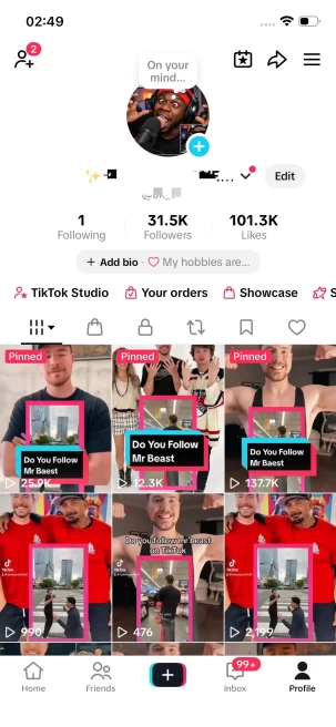 Instanly Delivery/ UK Monetized 31K Real Followers+100K Real Likes Account/ Creator Rewards Program Activated/ Live Stream/ Full Access