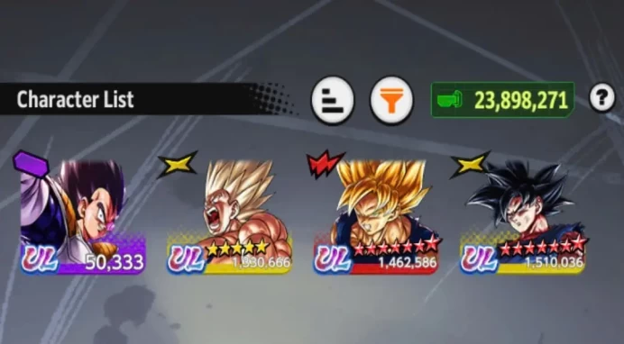 M15-IOS+Android-4 UL(Goku Uis Full Red Star+SS Goku)+18 Legends Limited+Good Equipment+God Goku Zenkai+Jiren+Namek Goku+Cell+Bardock