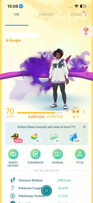 Level 70, 114 Shiny, 106 Legendary, 12 IV 100, 10 Shiny Legendary, 29 Shadow Legendary