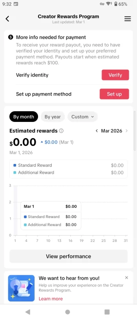 Germany Monetized Account Creator Rewards Program Active | 26k Real Followers 337k Likes | Real Screenshots + Full Access + Acc in Good Standing