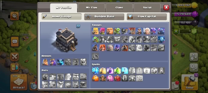 100% ALL FULLY MAX TH 9 - FREE NAME - MAGIC ITEMS - EQUIPMENT EPIC - HERO SKIN GEMS