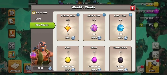 TH17 3297 WAR STARS - HIGH DEFENSES / WALLS - LOTS OF MAGIC ITMES - EQUIPMENT EPIC HERO SKIN GEMS TH 17