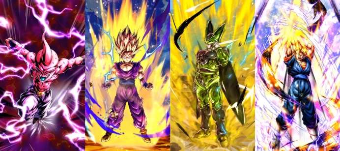 3UL+1LR[iOS]UL Buu Kid[yellow]+UL SuperSaiyan2 Gohan(youth)[green]+UL Perfect Cell[red]+LR Super Vegito+45000CC+0~5LL[Global]Auto delivery[BNID 