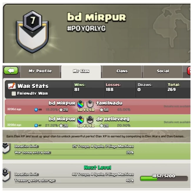 C355▰Name: bd mirpur▰Level 7▰Win 81▰Fast Delivery