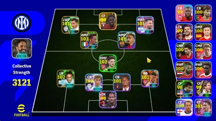 Mobile|Bullet Header(Darwin Nunez),VisionaryPass(Huijsen),Fortress(Martin Caceres),PhenomPass(Eden Hazard),Etc|TakeEmail(EF1397)