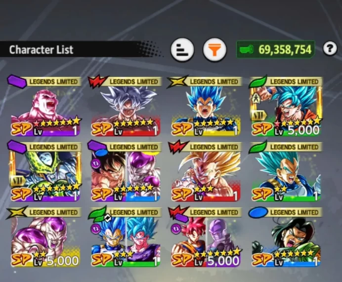 M18-IOS+Android-UL Goku Uis Full Star+12 Legends Limited+Good Equipment+New LL Goku and Hit+God Goku Zenkai+Cell Zenkai+Jiren Red Star+Frieza